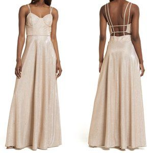 NWT SPEECHLESS Shimmer A-Line Prom Gown, Size 5,